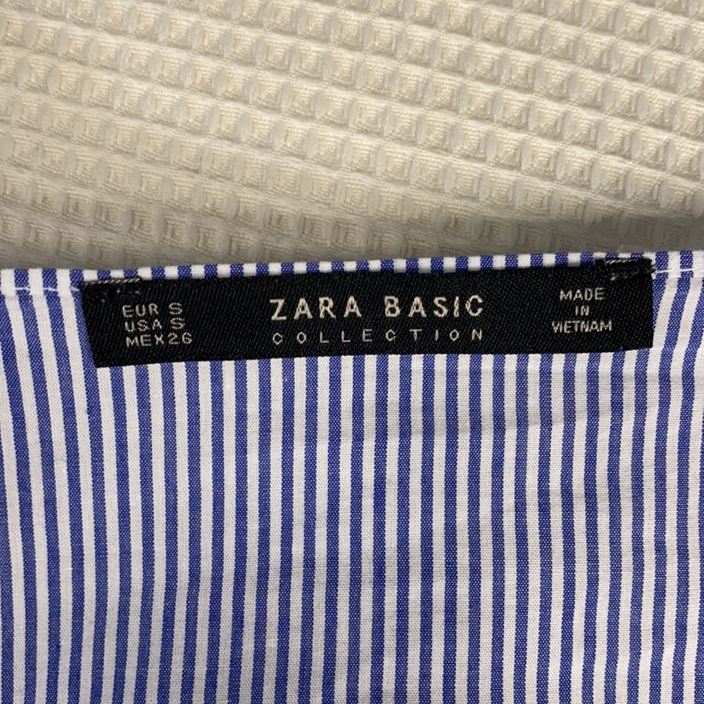 Zara Basic Embroidered Wrap Blouse - image 4